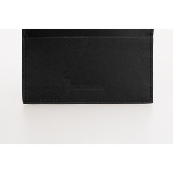 Billionaire Italian Couture Black Leather Cardholder Men's Wallet - Picture 5 of 6